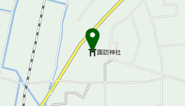 諏訪神社の地図画像