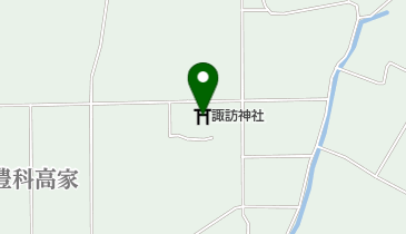 諏訪神社の地図画像
