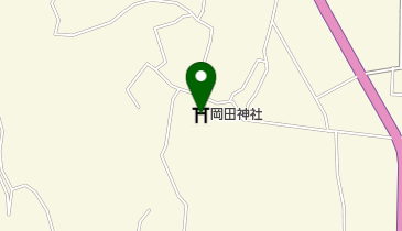 岡田神社の地図画像