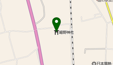 細野神社の地図画像
