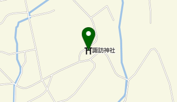 諏訪神社の地図画像