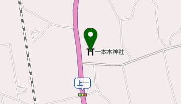 一本木神社の地図画像