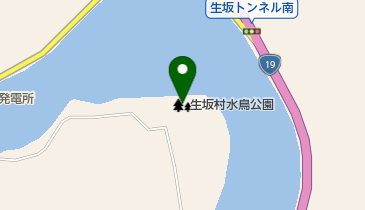 生坂村水鳥公園の地図画像