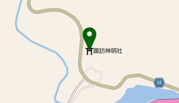 諏訪神明社の地図画像