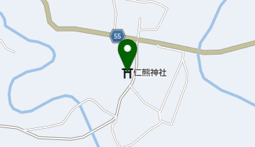 仁熊神社の地図画像