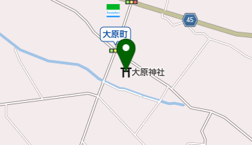 大原神社の地図画像