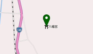八幡宮の地図画像