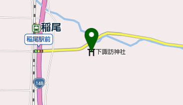 下諏訪神社の地図画像