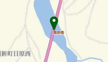 置原橋の地図画像