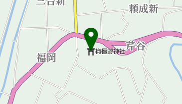 栴檀野神社の地図画像