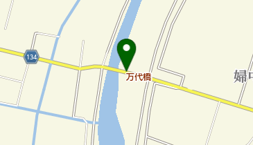 万代橋の地図画像