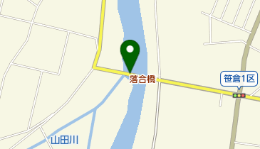 落合橋の地図画像