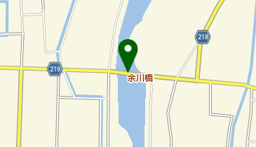 余川橋の地図画像