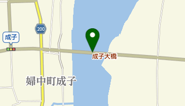 成子大橋の地図画像