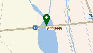 新常願寺橋の地図画像