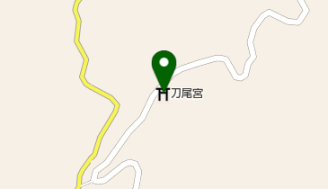 刀尾宮の地図画像