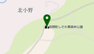 辰野町しだれ栗森林公園の地図画像