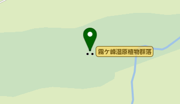 霧ケ峰湿原植物群落の地図画像
