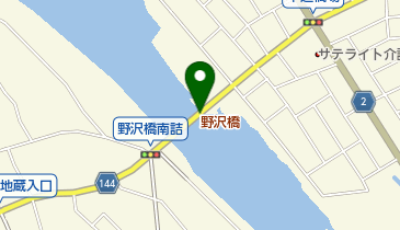 野沢橋の地図画像