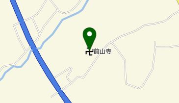 前山寺の地図画像