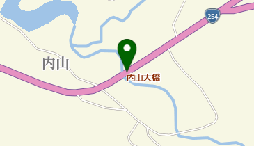 内山大橋の地図画像