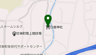 白倉神社の地図画像