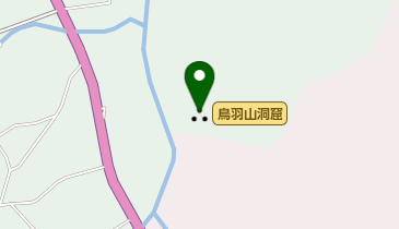 鳥羽山洞窟の地図画像