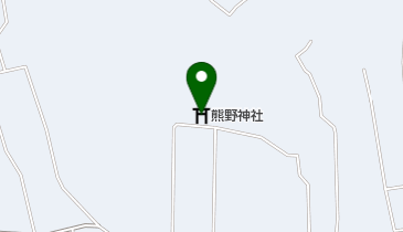 熊野神社の地図画像