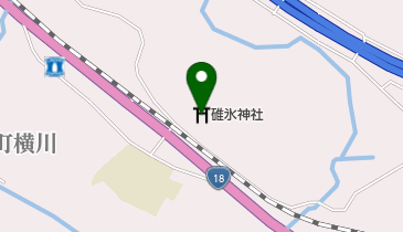 碓氷神社の地図画像
