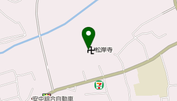 松岸寺の地図画像