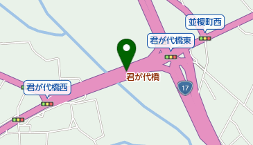 君が代橋の地図画像