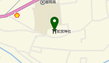 蛇宮神社の地図画像