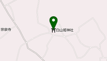 白山姫神社の地図画像