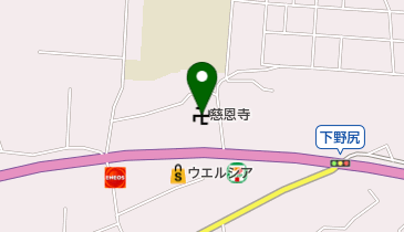 慈恩寺の地図画像