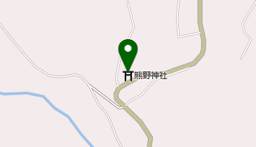 熊野神社の地図画像
