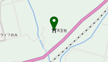 天王社の地図画像