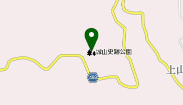 城山史跡公園の地図画像