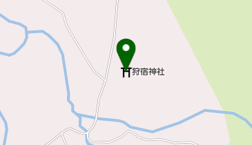 狩宿神社の地図画像