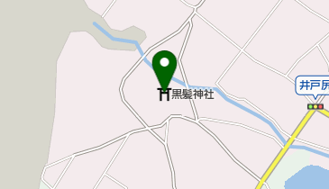 黒髪神社の地図画像
