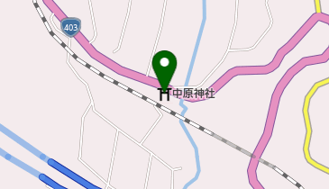 中原神社の地図画像