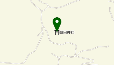 朝日神社の地図画像