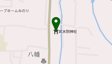 武水別神社の地図画像