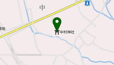 中村神社の地図画像