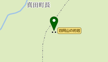 四阿山の的岩の地図画像