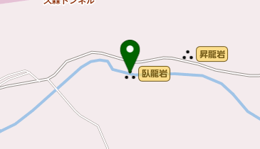 臥龍岩の地図画像