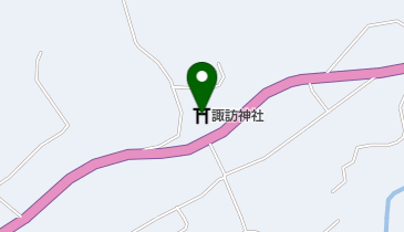 諏訪神社の地図画像
