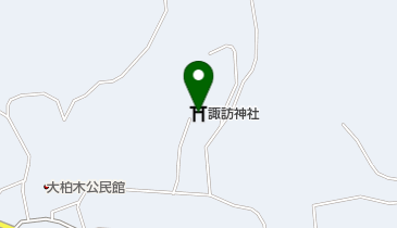 諏訪神社の地図画像