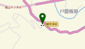 裾花渓谷の地図画像