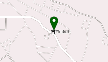 白山神社の地図画像