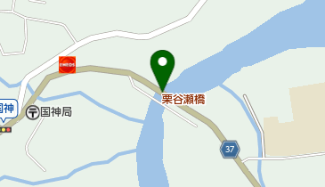 栗谷瀬橋の地図画像